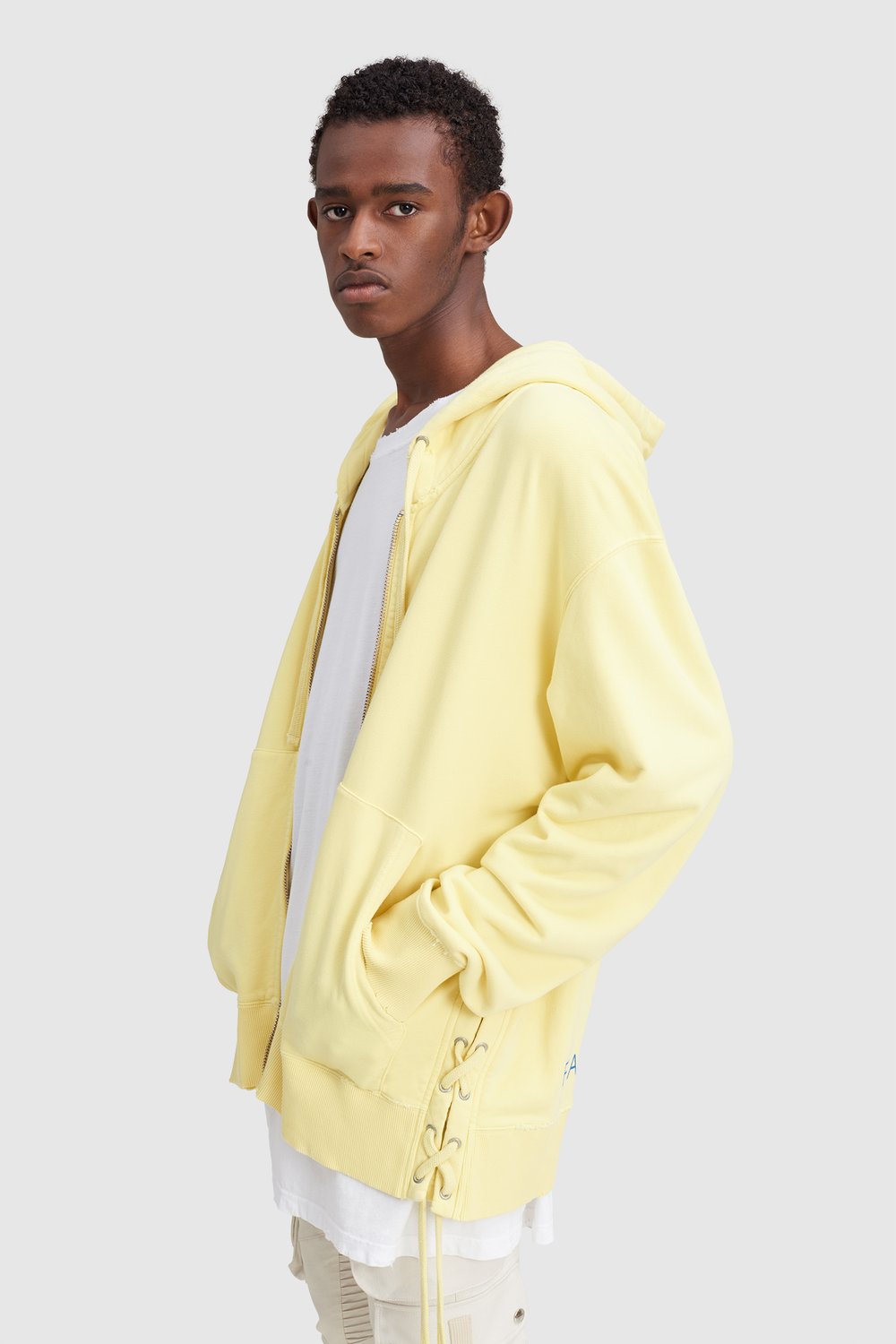 FAITH CONNEXION ペイントスウェットシャツ　サイズ/M Faith Connexion x Kappa オーバーサイズ Tシャツ | ブルー