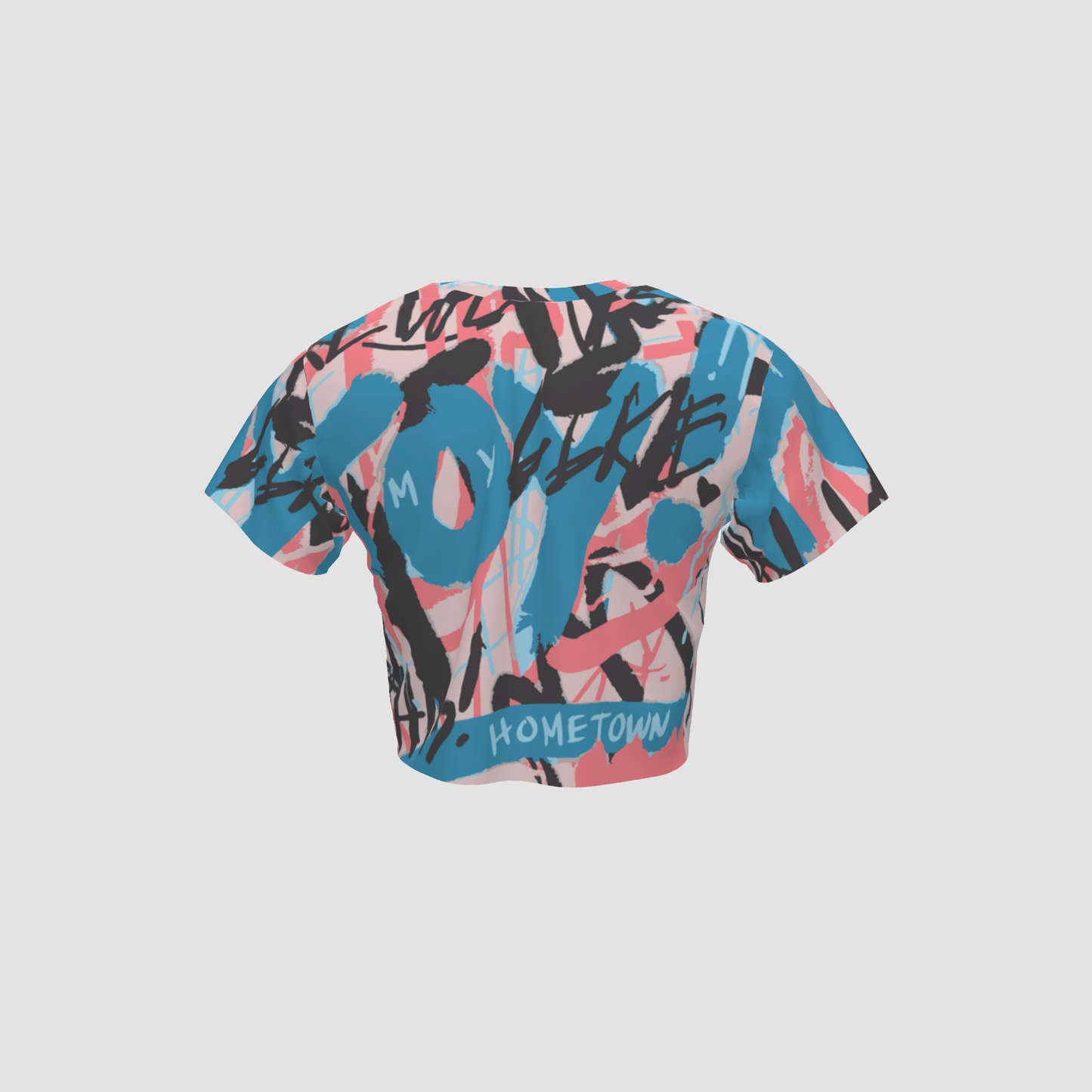 GRAFFITI CROPPED T-SHIRT