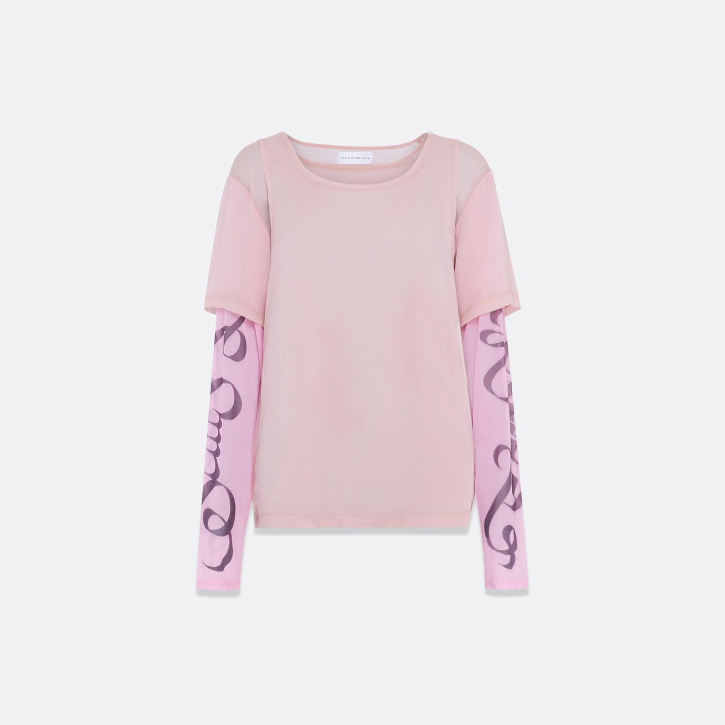 UNISEX MOUSSELINE LAYERED T-SHIRT