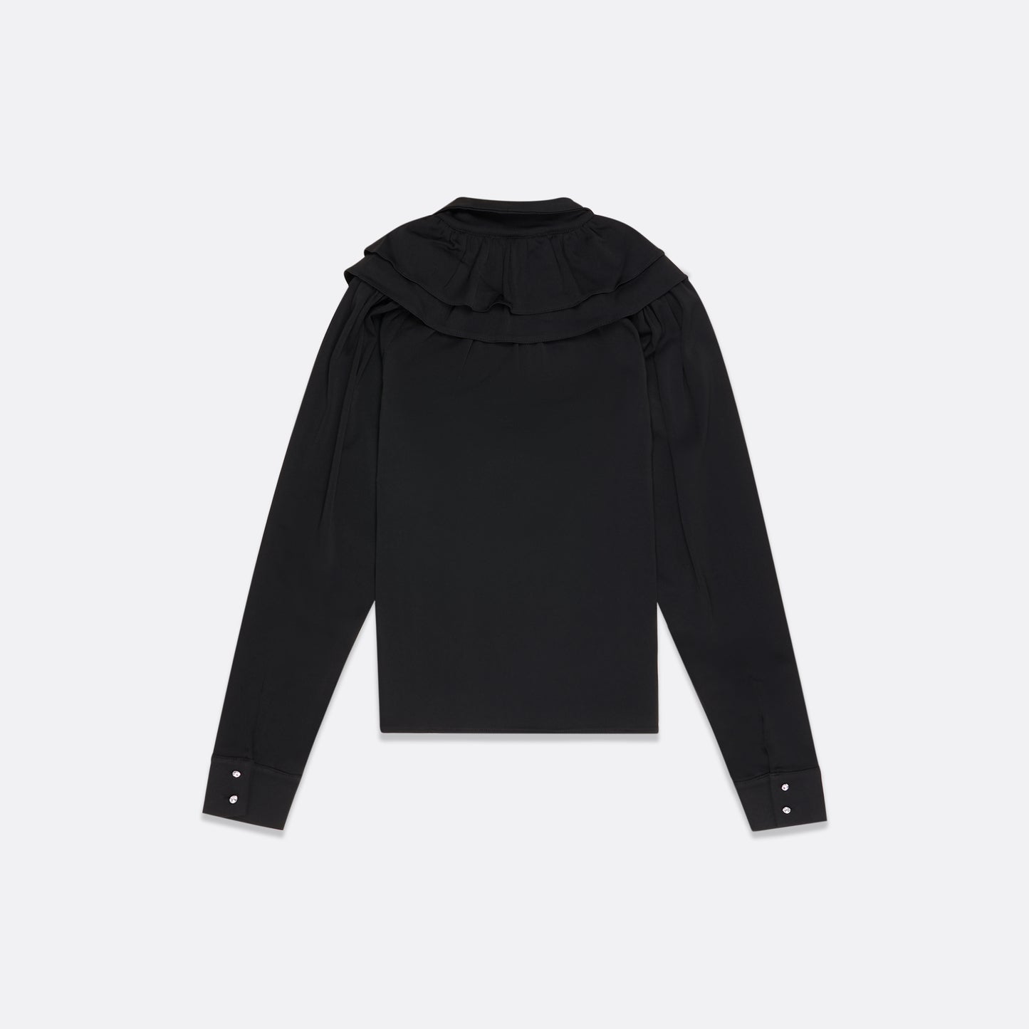 WOMEN'S TRIPLE COLLAR BLOUSE