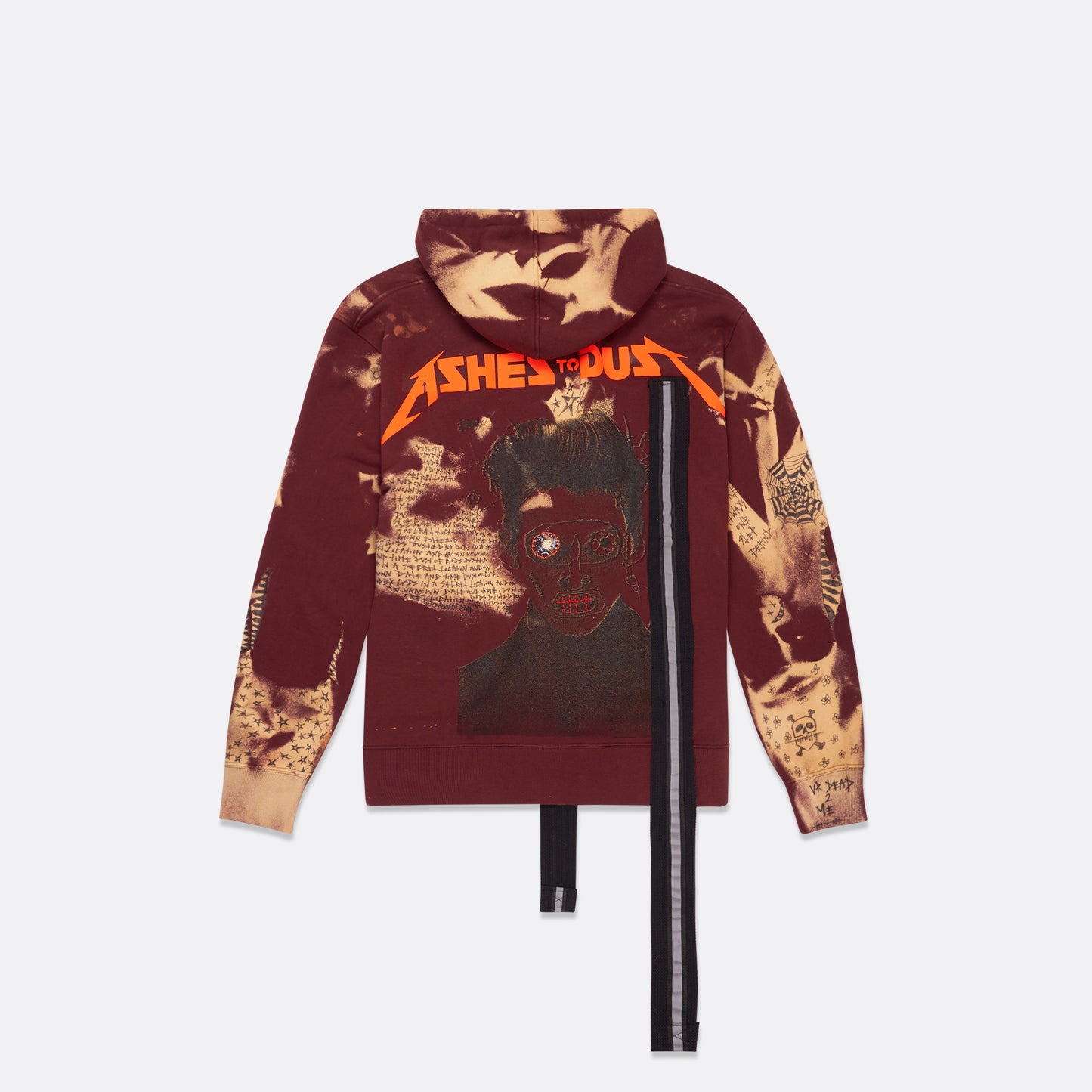 UPCYCLED BURGUNDY HOODIE