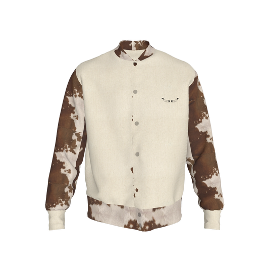 COW PRINT VARSITY JACKET | Maša Ivanović