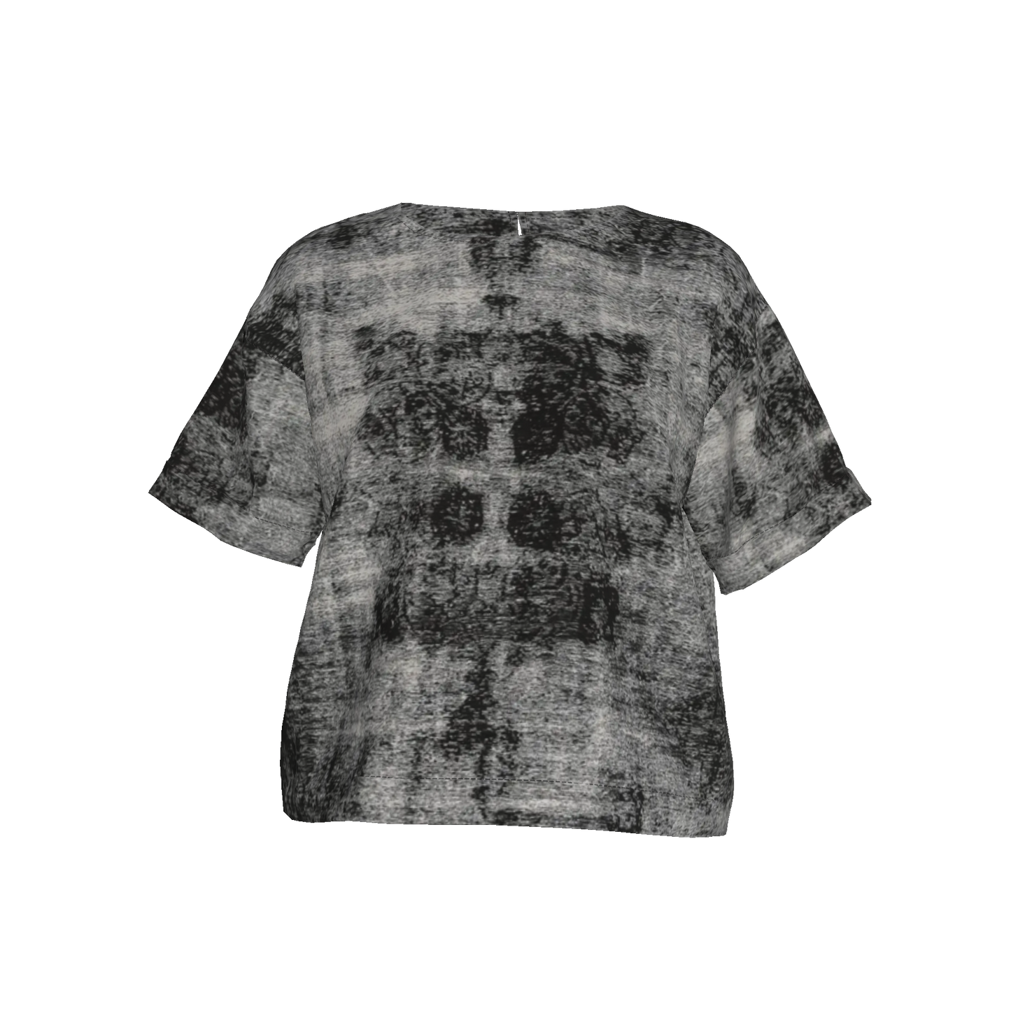 BLACK TEXTURE T-SHIRT | Martina La Gatta