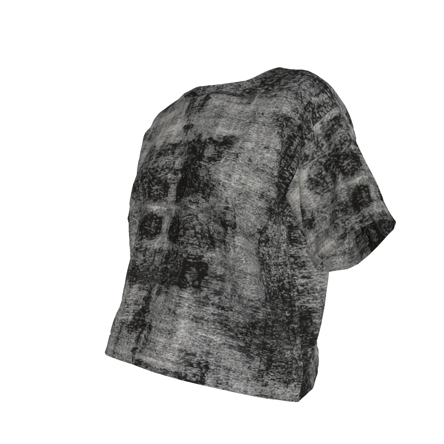 BLACK TEXTURE T-SHIRT | Martina La Gatta