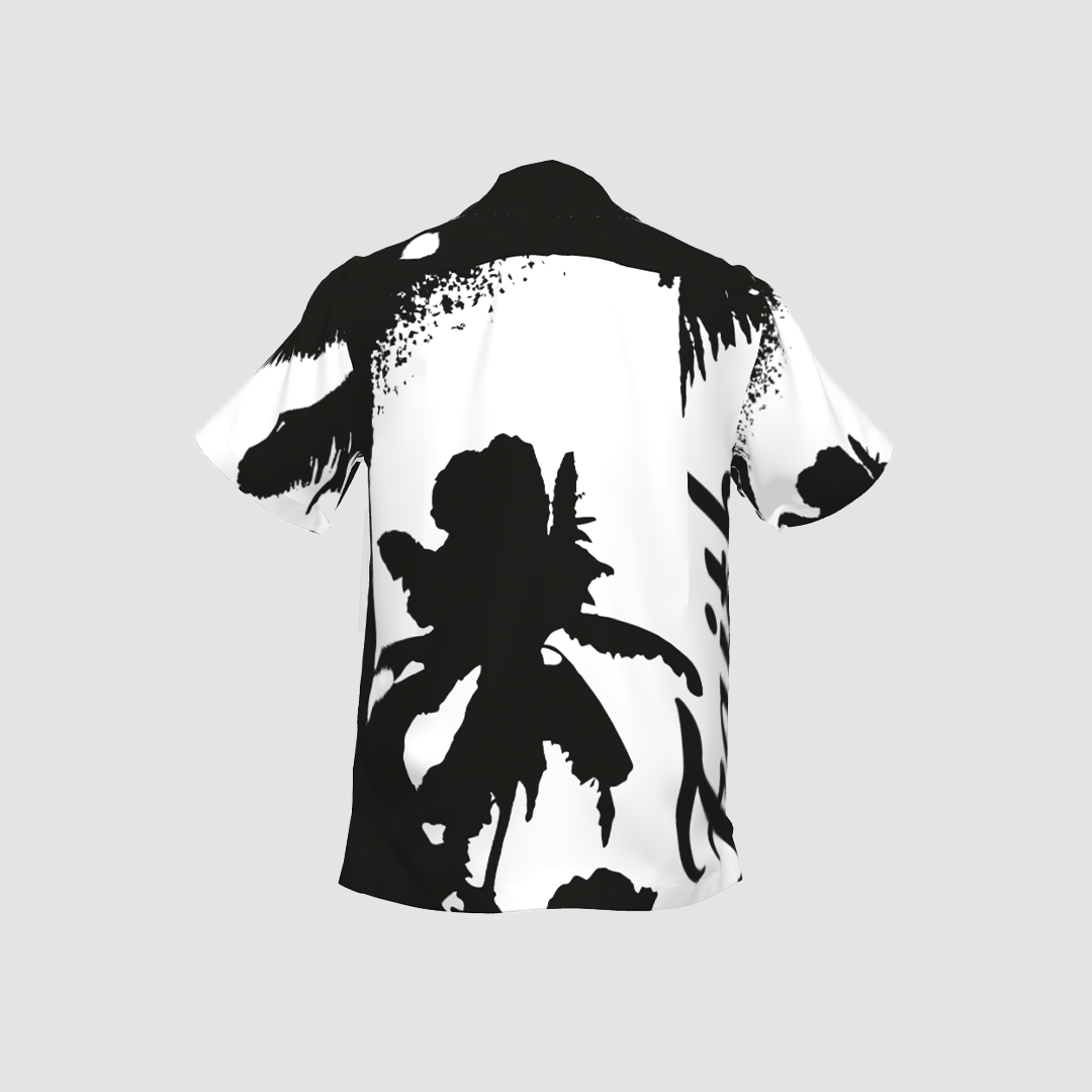 SHORT SLEEVE BIG PALM TREE SHIRT