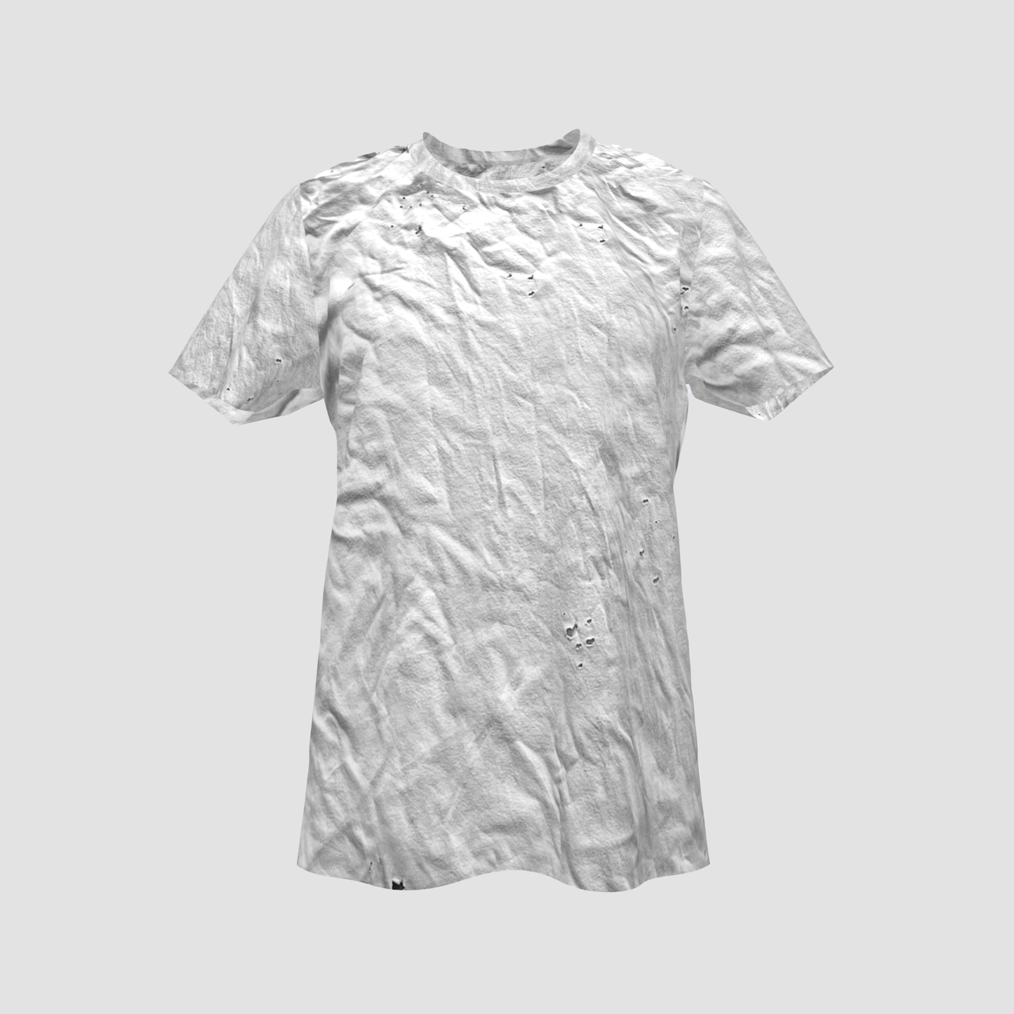 DISTRESSED WRINKLED T-SHIRT