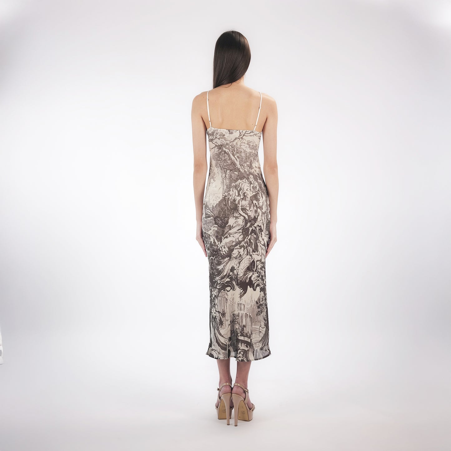 GARDEN SLIP DRESS IN DOUBLE GEORGETTE | STEVEN ALVAREZ