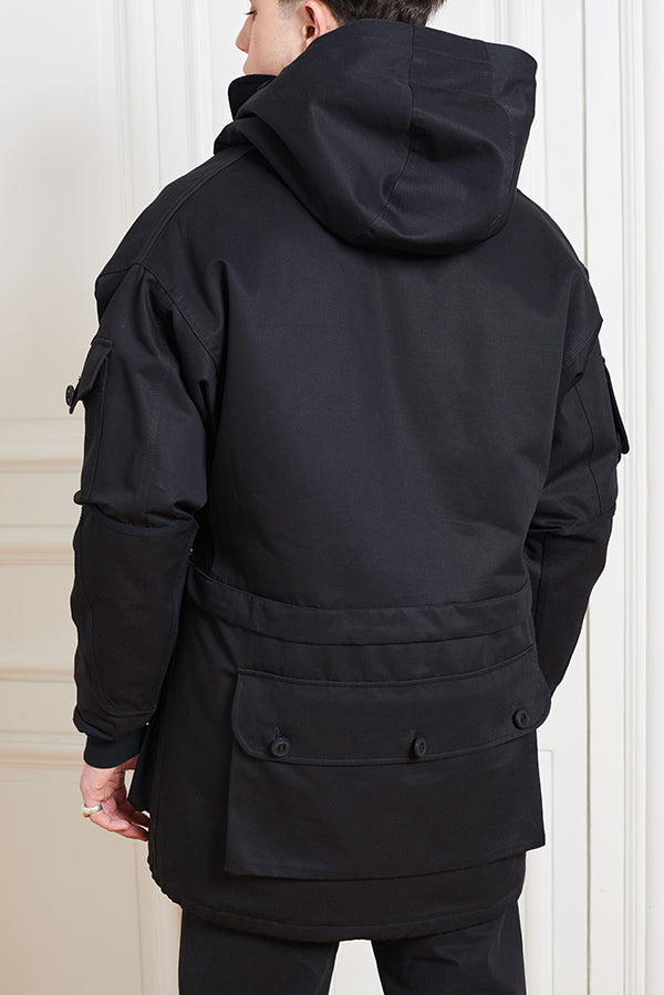 DETACHABLE SHEARLING MILITARY PARKA - Faith Connexion