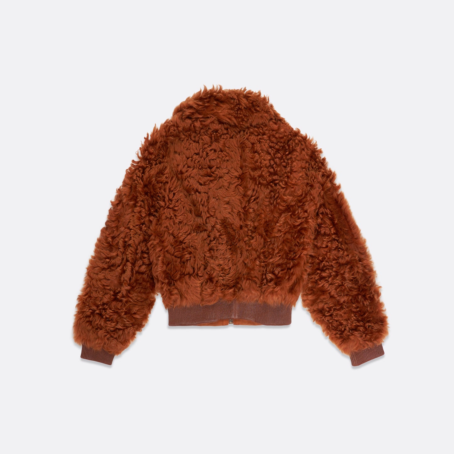 HAIRY PUFFY SHEARLING LEATHER BLOUSON - UNISEX