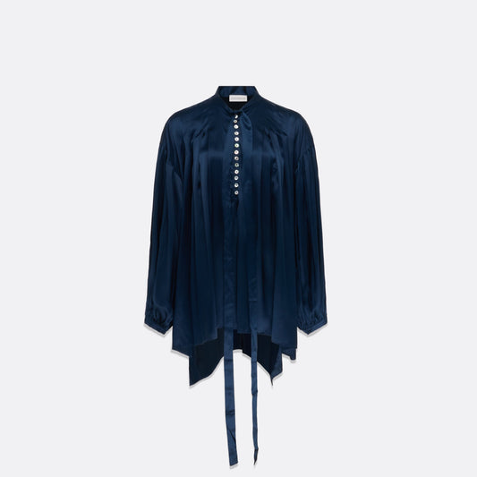 LOOSE-FIT BUTTONED BLOUSE