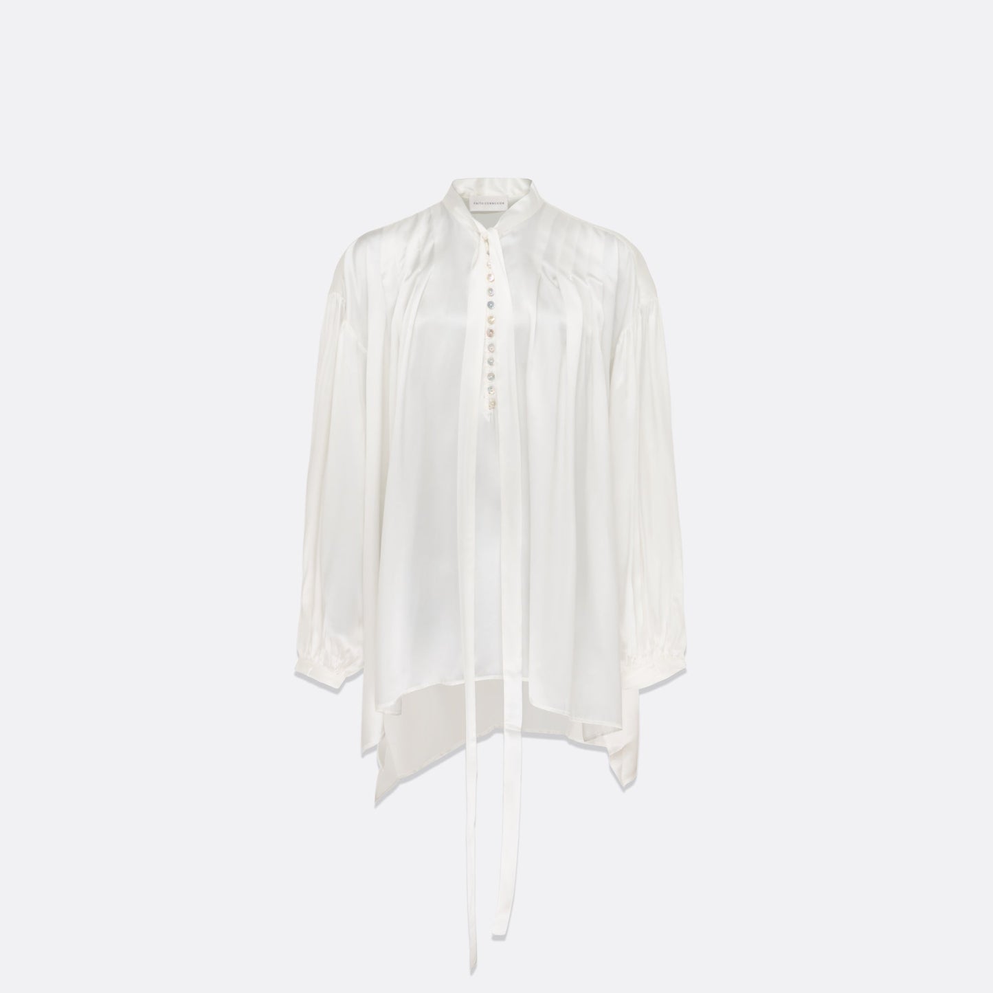 LOOSE-FIT BUTTONED BLOUSE