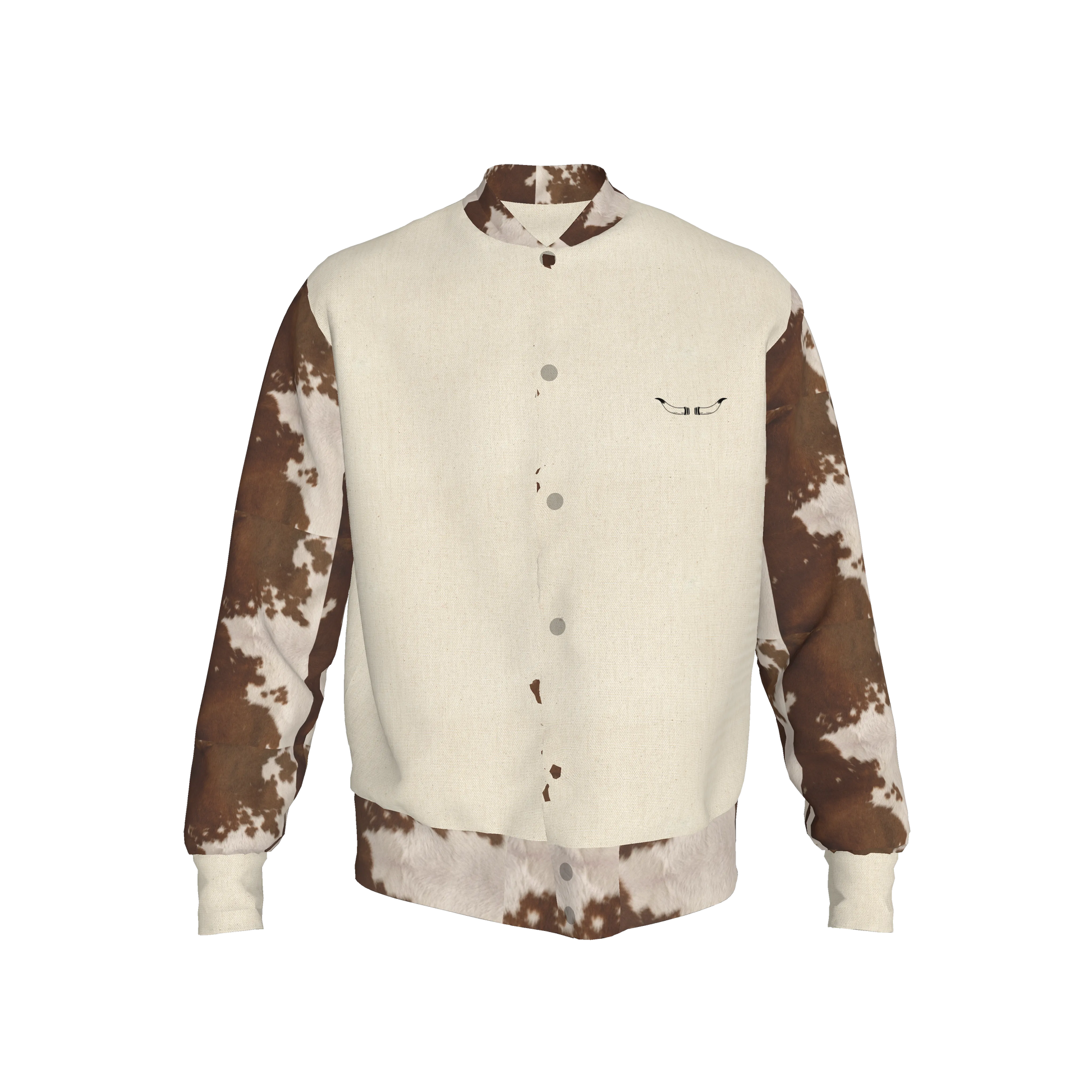 COW PRINT VARSITY JACKET | Maša Ivanović