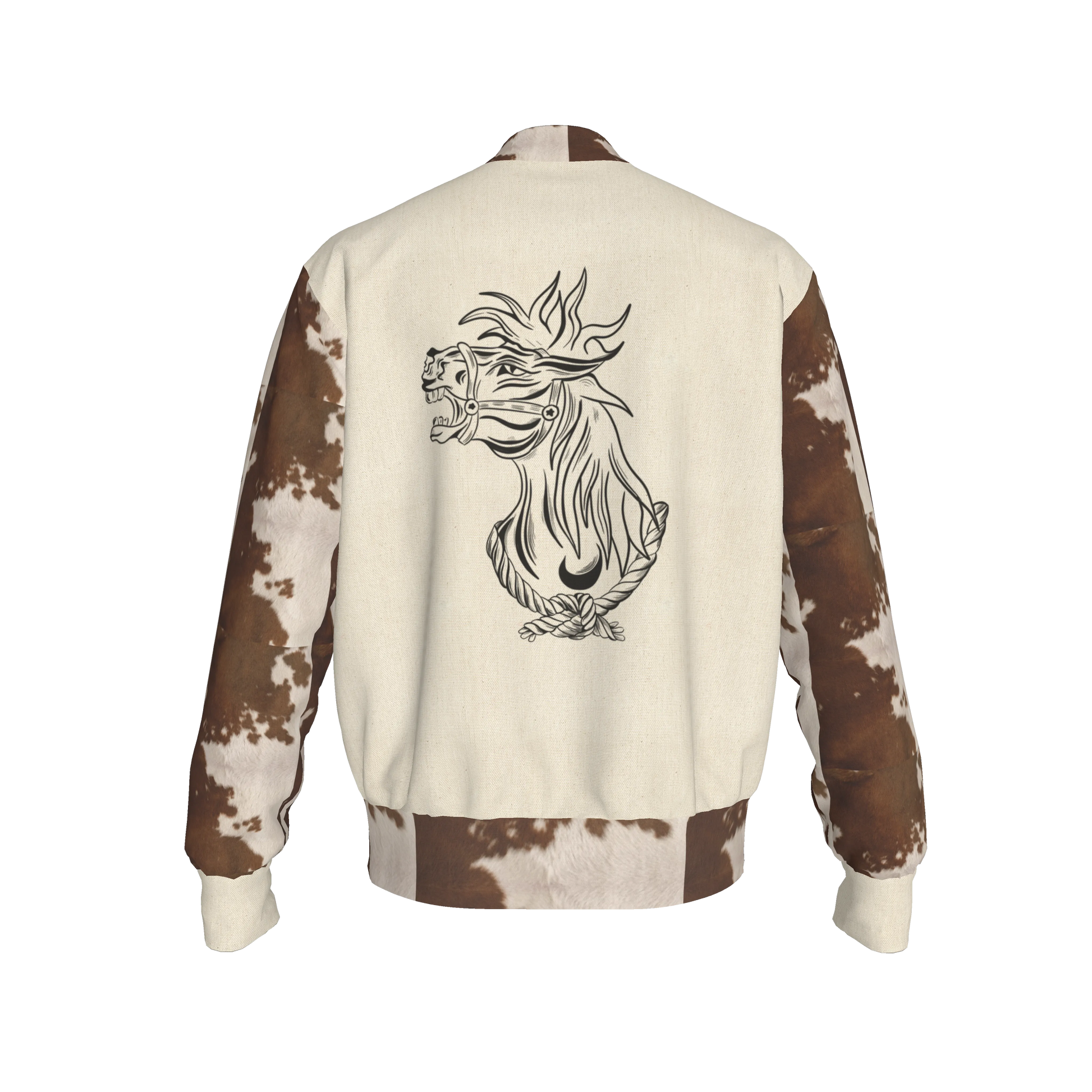 COW PRINT VARSITY JACKET | Maša Ivanović