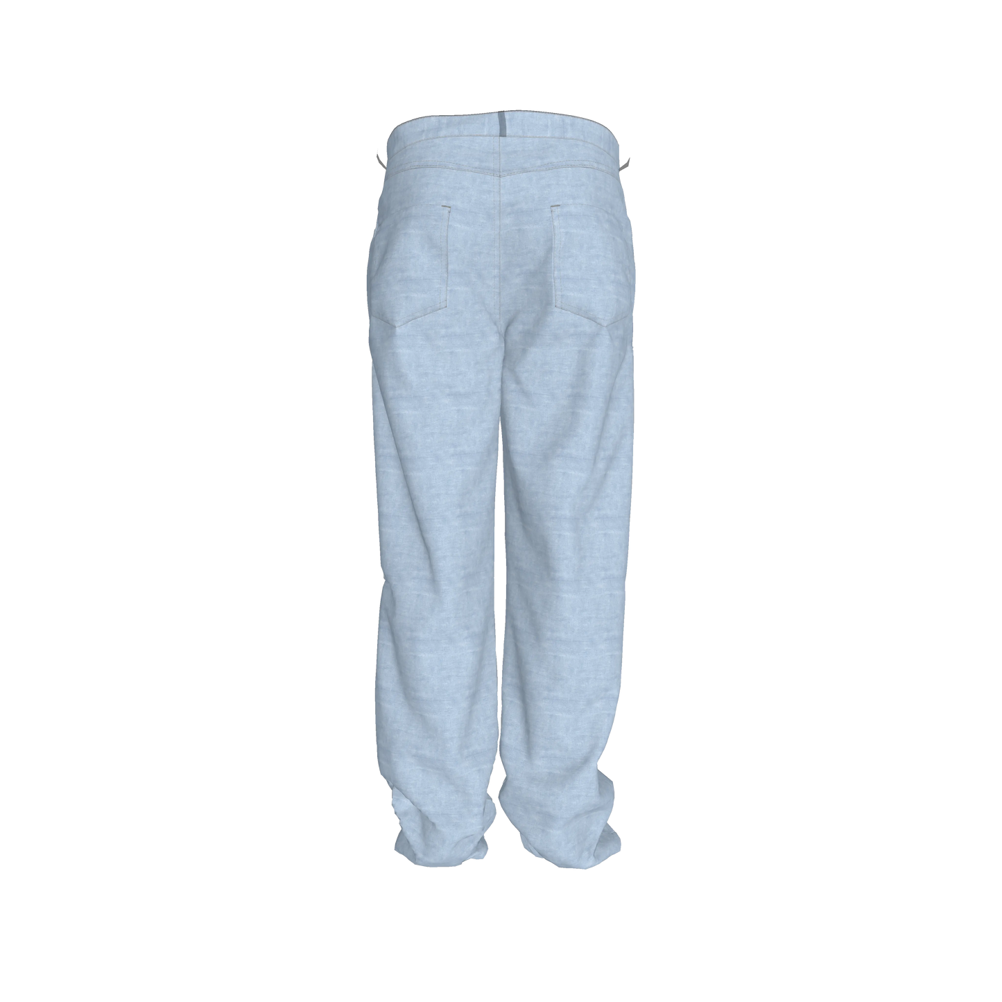 FAITH PRINT DENIM-STYLE PANTS
