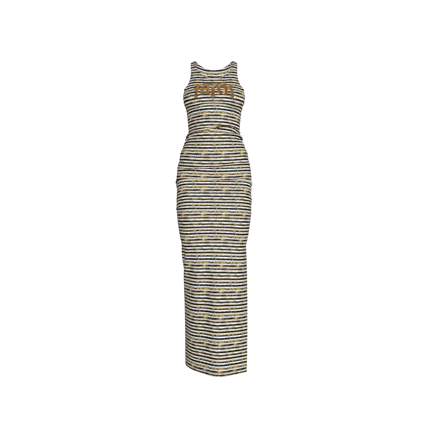 STRIPED FAITH TANK DRESS