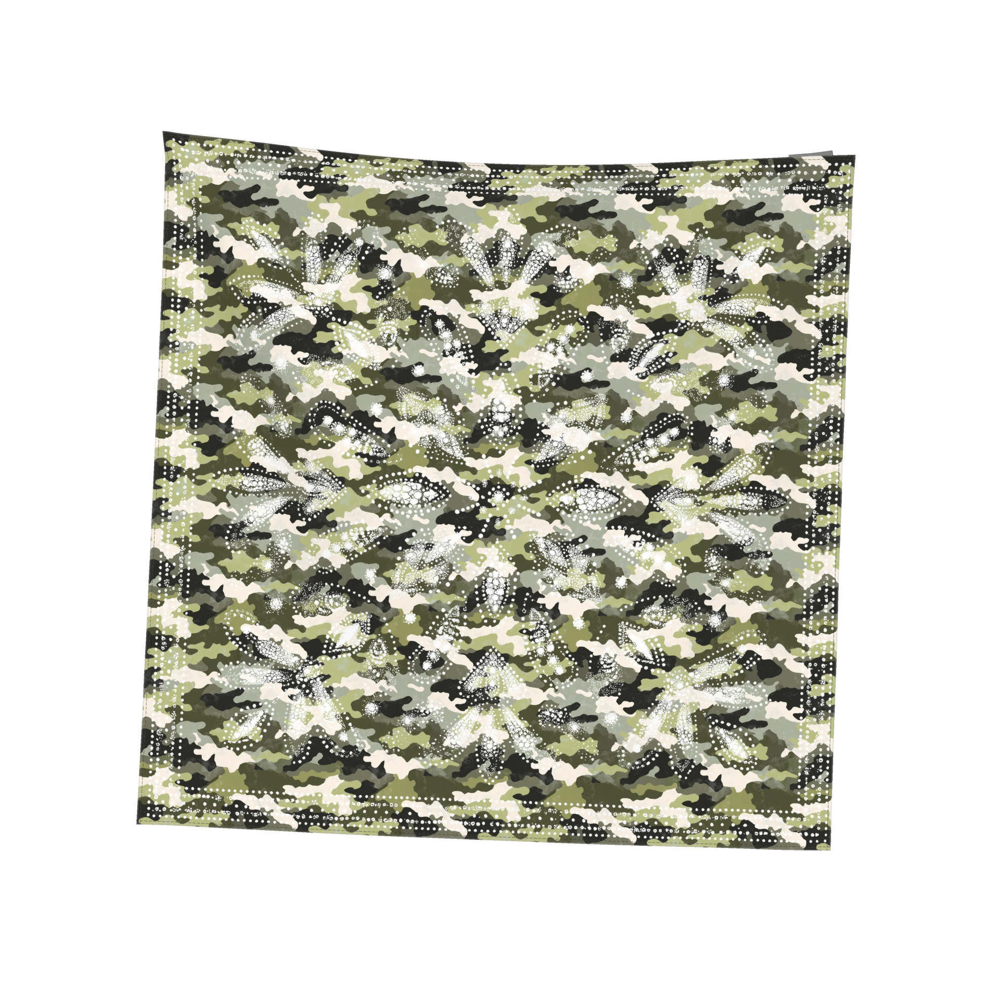BLING MILITARY PRINTED BANDANA