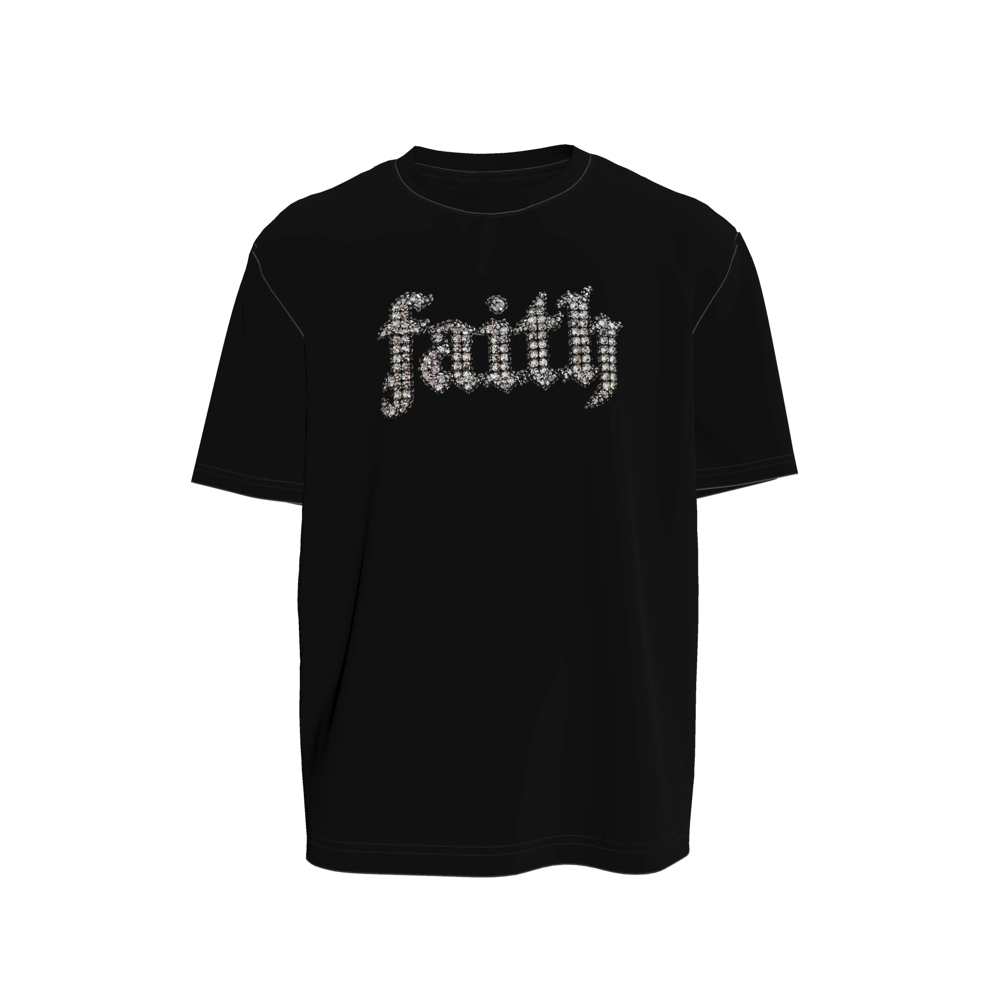 FAITH PRINTED LOGO T-SHIRT