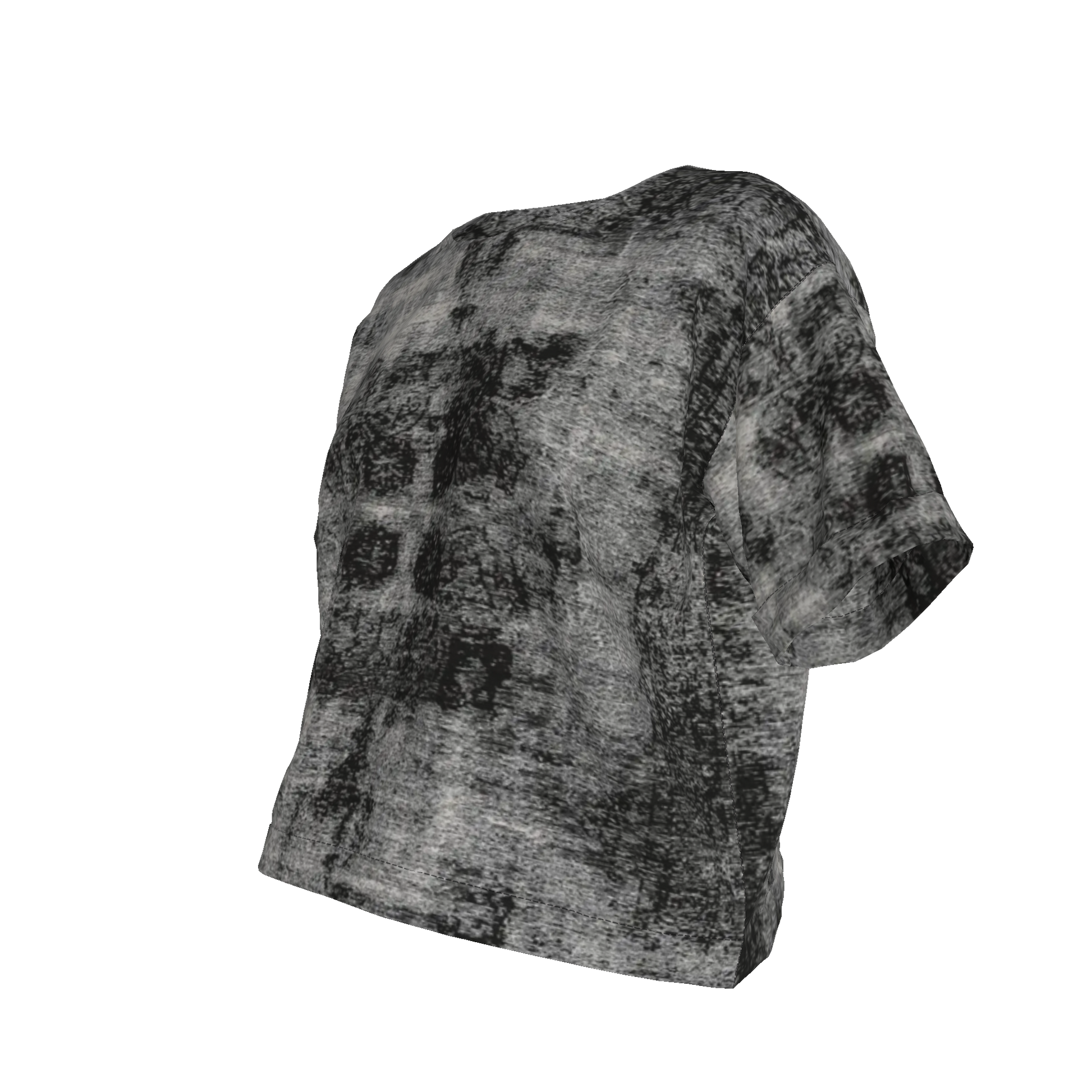 BLACK TEXTURE T-SHIRT | Martina La Gatta
